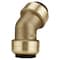 Apollo 3/4 in. Brass Push-To-Connect 45-Degree Elbow FSBE3445 - alternate 1
